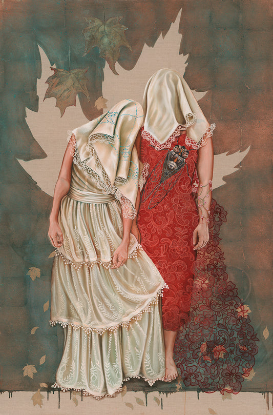 The Quiet Between Us | Stretched Canvas Print