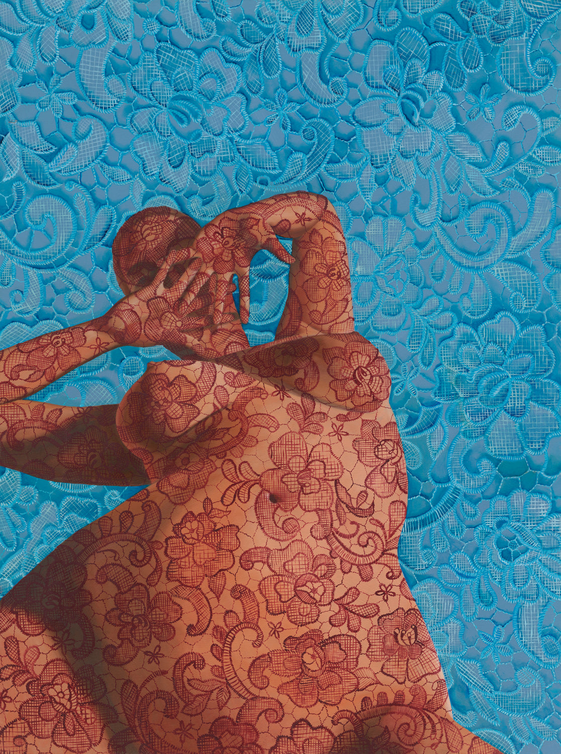 She Is The Pattern (Figure 2) | Stretched Canvas Print