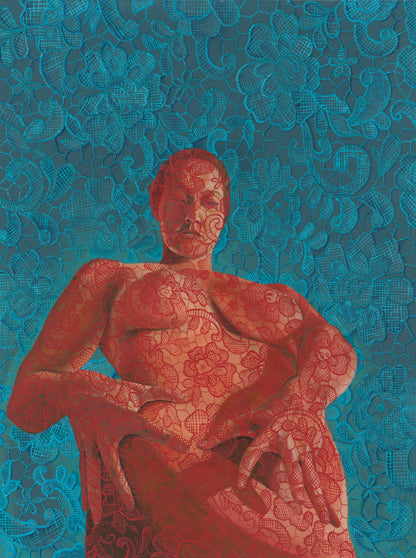 She Is The Pattern (Figure 1) | Stretched Canvas Print