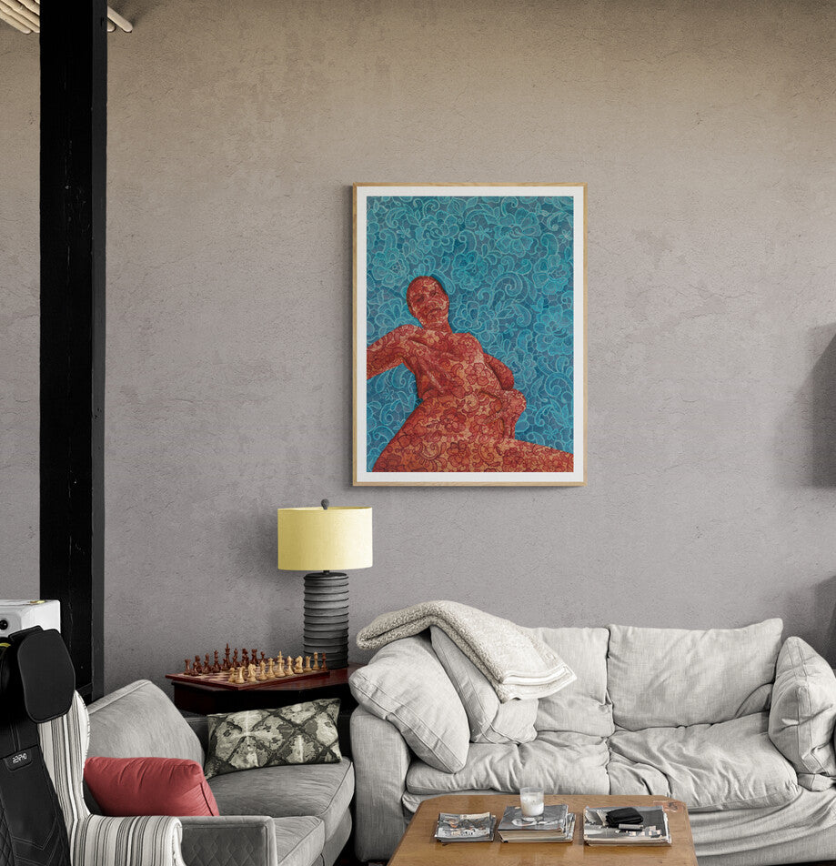 She Is The Pattern (Figure 4) | Paper Print