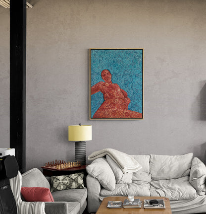 She Is The Pattern (Figure 4) | Stretched Canvas Print