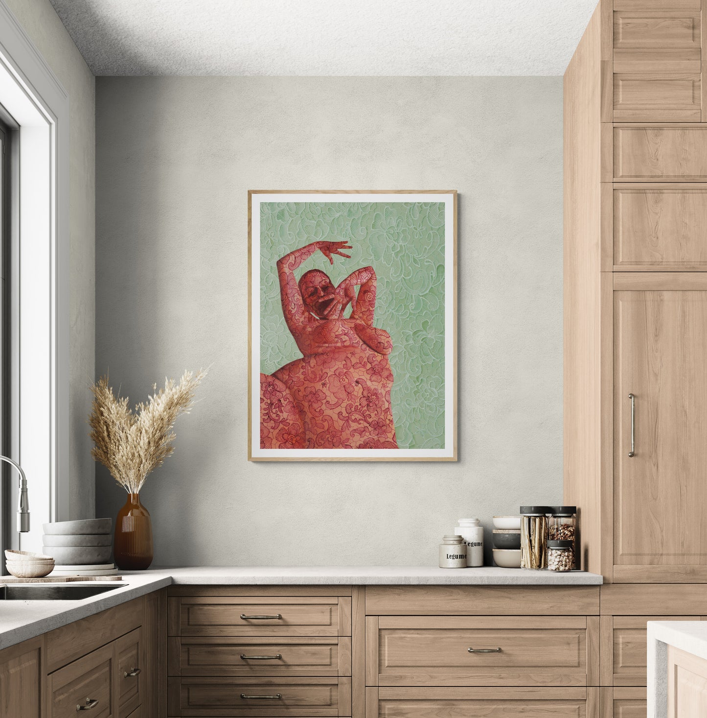 She Is The Pattern (Figure 3) | Paper Print